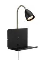 Nástěnná lampa Markslöjd Cuarto 20 x 30 x 30 cm černá barva