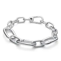 Pandora Výrazný článkový náramek ze stříbra na přívěsky Me 593854C00 17,5 cm