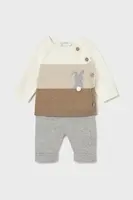 Kojenecká sada Mayoral Newborn šedá barva, 2569