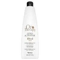 Fanola Oro Therapy 24k Gold Activator Oro Puro vyvíjecí emulze pro všechny typy vlasů 3% 10 Vol. 1000 ml