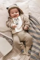 Kojenecká sada Mayoral Newborn 3-pack béžová barva, 2608