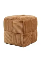 Puf Affek Design Wiki 42,5 x 42,5 x 43 cm hnědá barva