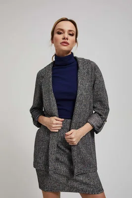 Marisse Jacket With Rolled-Up Sleeves
