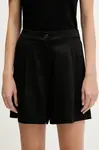 Šortky Saint Body dámské, černá barva, hladké, SB.572