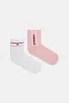 Dětské ponožky Tommy Hilfiger 2-pack růžová barva, 701236339