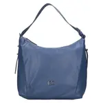 Dámska kožená kabelka Gianní Conti Loréne - modrá