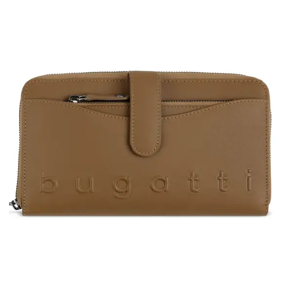 Dámska kožená peňaženka Bugatti Dophne - koňak
