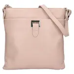 Dámská kožená crossbody kabelka Italia Gotta - růžová