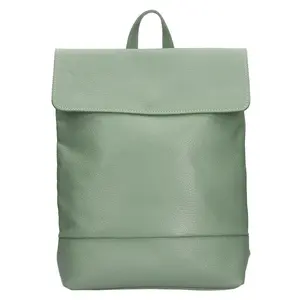 Dámsky kožený batoh Italia Jenny - zelená