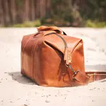 Pánska kožená cestovná taška The Chesterfield Brand Conor - koňak