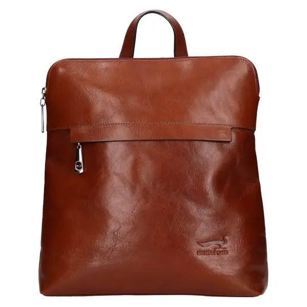 Dámsky kožený batoh Marta Ponti Hanne - koňak