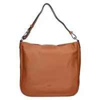 Elegantná dámska kožená kabelka Katana Jindra - koňak