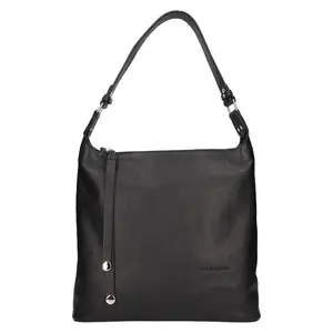 Dámska kožená kabelka Facebag Filonna - čierna