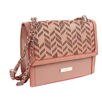 Dámska crossbody kabelka Doca 13916 - ružová