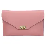 Dámská kožená crosbody kabelka Italia Martes - starorůžová