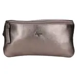 Dámská kožená ledvinka Lagen Lone - stříbrná