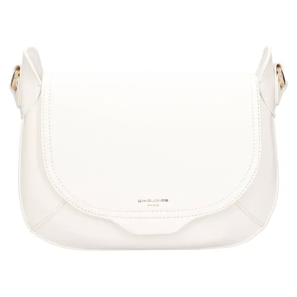 Dámská crossbody kabelka David Jones Kenedea - bílá