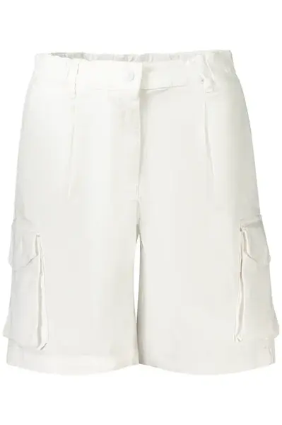 Dámske biele bermudy K-WAY