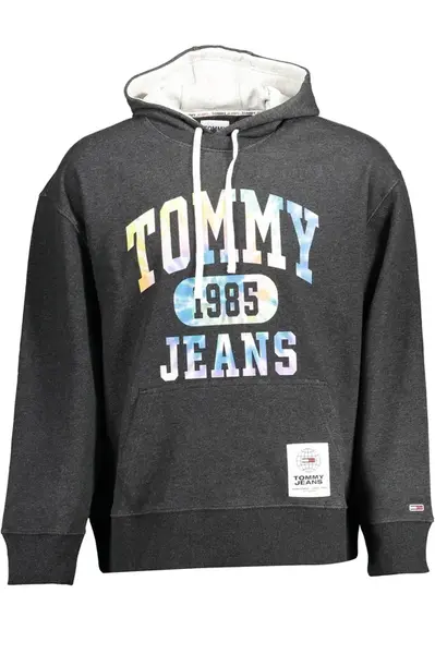 Čierna mikina Tommy Hilfiger s kapucňou
