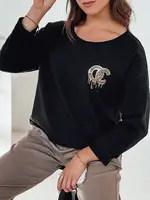 Dámska oversize blúzka ICONIQ čierna