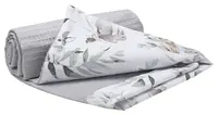 Medi Partners Blanket 75x100 cotton + cotton Waffle – Deer in leaves + gray Waffle