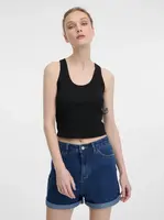 Black women's crop tank top ORSAY - Women's