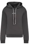 Čierna mikina GUESS JEANS s kapucňou