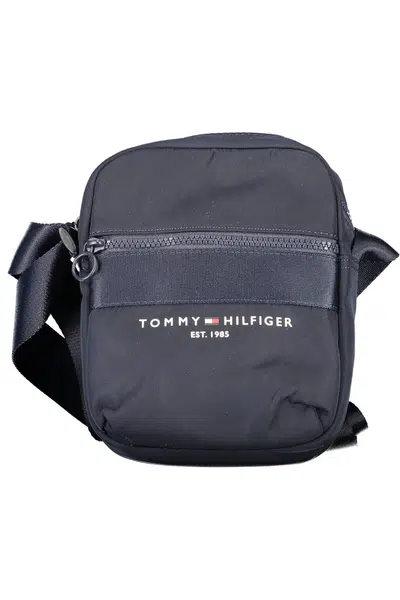 TOMMY HILFIGER BLUE MAN SHOULDER BAG