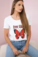 Blouse Free Flight white