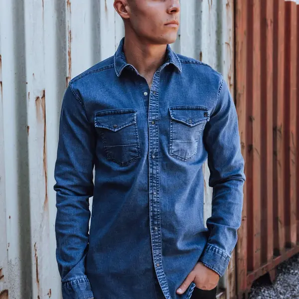 Pánska rifľová košeľa Dstreet