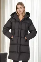 Z6687 DEWBERRY WOMEN'S COAT-BLACK-2