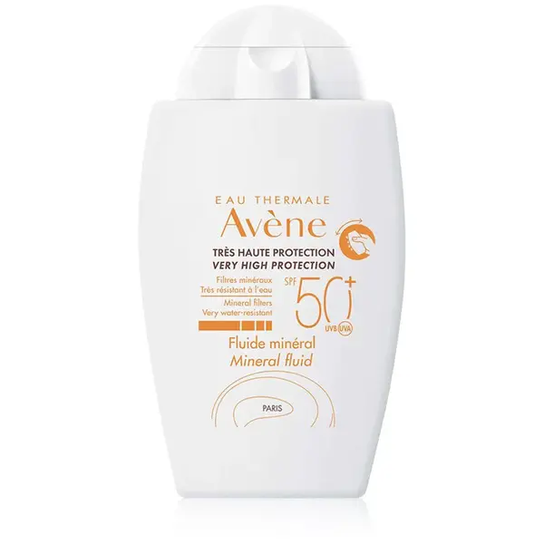Avène Sun Mineral Fluid ochranný fluid bez chemických filtrů SPF 50+ 40 ml