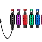 Garda řetízkový bobbin heavy black metal - zelený