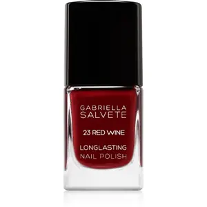 Gabriella Salvete Longlasting Enamel dlouhotrvající lak na nehty s vysokým leskem odstín 23 Red Wine 11 ml
