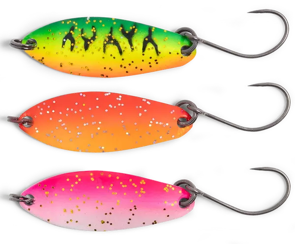 Zebco plandavky target fish trout ul spoon set - 2,6 g