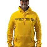 Sportex rybářská mikina s kapucí žlutá - l