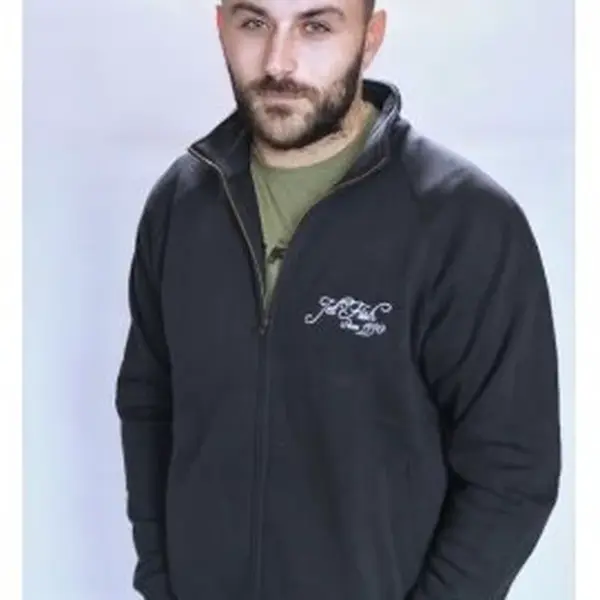 Jet fish mikina černá zip-velikost m