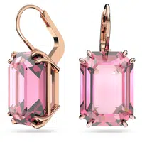 Swarovski Výrazné visací náušnice s růžovými Swarovski krystaly Millenia 5619502