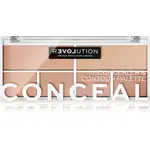 Revolution Relove Conceal Me paleta korektorů odstín Fair 2,8 g
