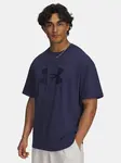 Men's Under Armour UA M HW OS Branded SS-BLU T-Shirt - Mens