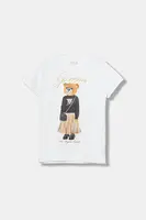 Dětské bavlněné tričko Guess bílá barva, J5BI39 J1314