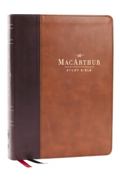 LSB, MacArthur Study Bible, Brown Leathersoft, Comfort Print - MacArthur John F.