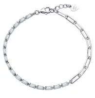 MOISS Stylový stříbrný náramek s kubickými zirkony B0001494