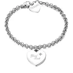 S'Agapõ Ocelový náramek Be My Always Good Luck SBM15