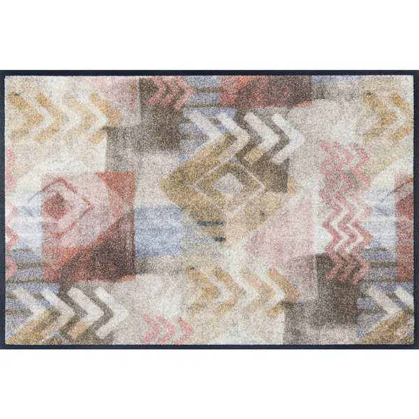 wash+dry DVEŘNÍ ROHOŽKA, 50/75 cm, béžová, světle hnědá