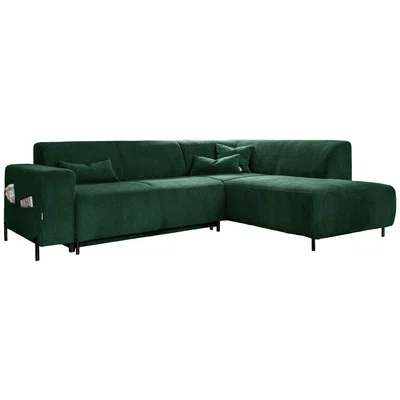 MID.YOU ROHOVÁ SEDAČKA, textil, tmavě zelená