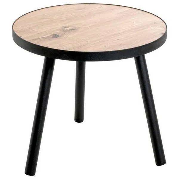 XXXL ODKLÁDACÍ STOLEK, černá, barvy dubu
