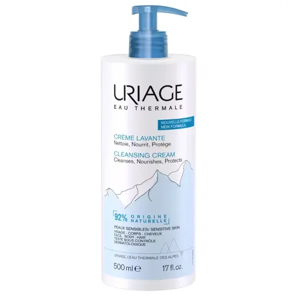 Uriage Mycí krémový gel bez obsahu mýdla (Cleansing Cream) 500 ml