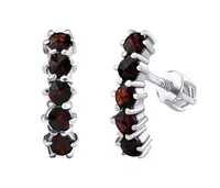 Silvego Stříbrné náušnice Barno s Brilliance Zirconia SILVEGOB380188SEGR