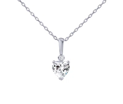 Silvego Stříbrný náhrdelník srdce Aris s Brilliance Zirconia PRGPHP0001NW
